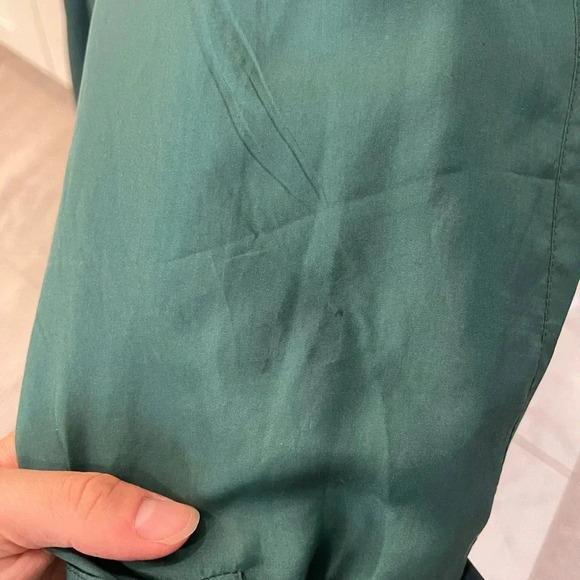 Classic Green Trench Coat - Women's Belted Trench - Picture 9 of 11